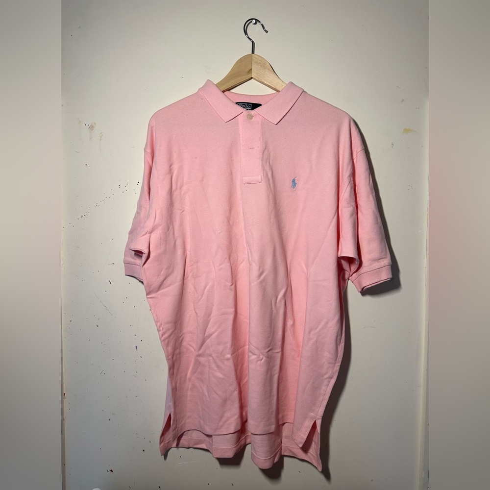 Classic Ralph Lauren pink polo - size XL